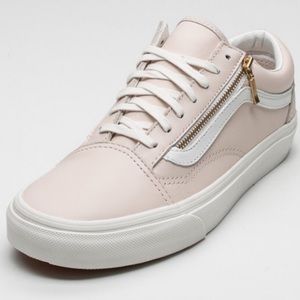 pink vans with zipper
